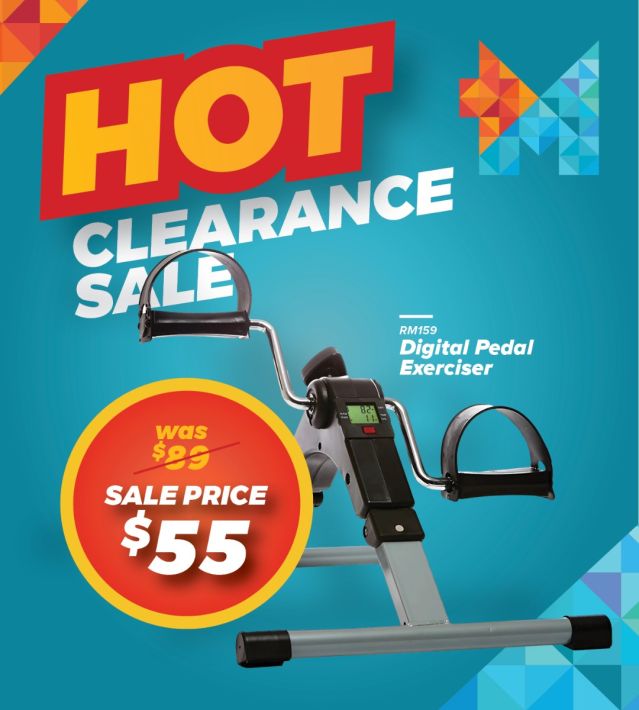 CLEARANCE - Digital Pedal Exerciser