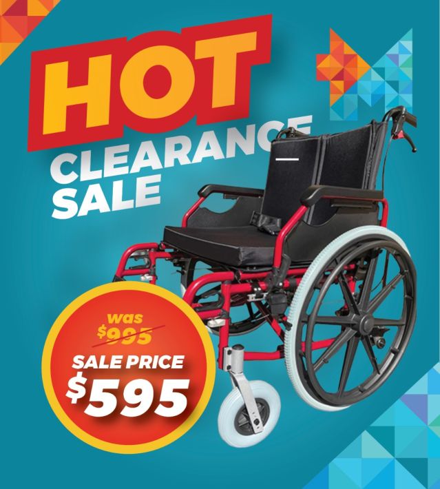 CLEARANCE - G6 Bariatric Wheelchair with Drum Brakes