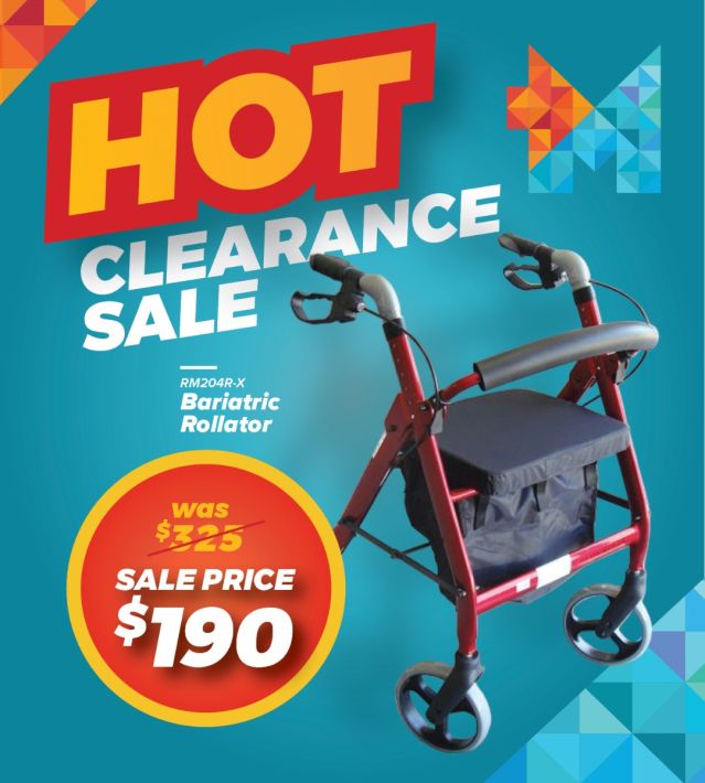 CLEARANCE - Bariatric Rollator