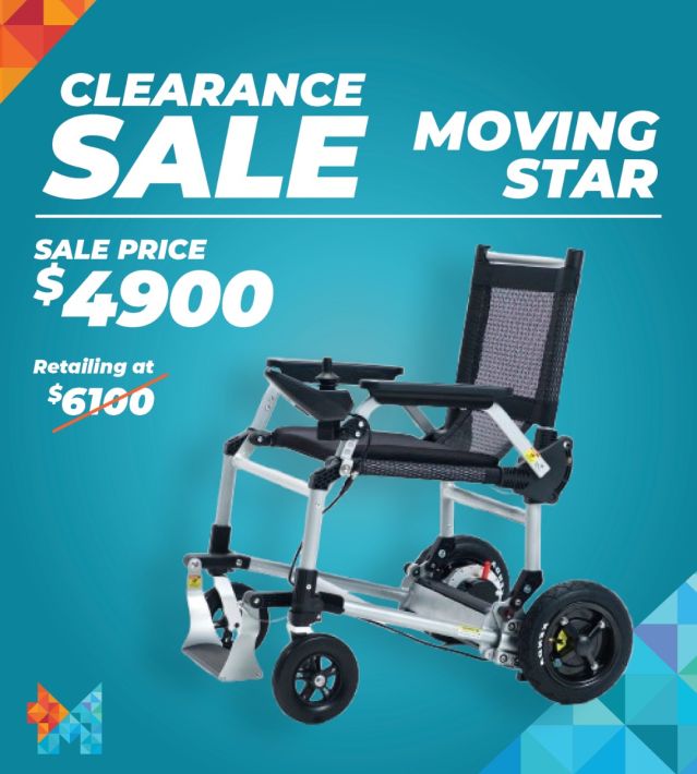 CLEARANCE - Moving Star Wheelchair