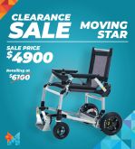 CLEARANCE - Moving Star Wheelchair