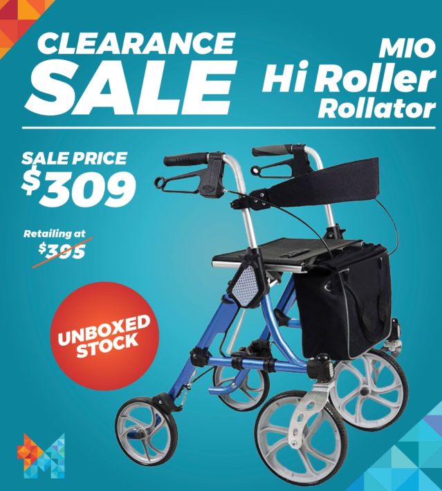 CLEARANCE - Hi-Roller Rollator