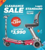 CLEARANCE Luggie Standard-Bright Red 
