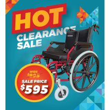 CLEARANCE - G6 Bariatric Wheelchair with Drum Brakes